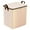 D, variant on Large Capacity Clothes Storage Box with Handles, Foldable Fabric Wardrobe Organizer for Home and Moving, Yellow Stripes, 140L