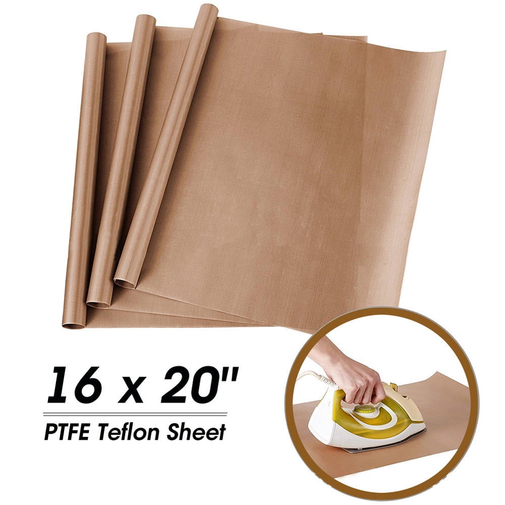 SHUNXIN 3Pack 16x20'' PTFE Teflon Sheet for Heat Press Transfer Non