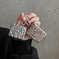 thumbnail image 2 of For airpods Case pleated tinfoil Creative Headphone Case Cover for Apple for airpods Case for airpods Pro Case for airpods Case (GRAY,AirPods 3), 2 of 6