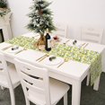 thumbnail image 5 of Petit Drapeau de Table Frais Printemps et Été Imprimé Fleur Lin Nappe 1, 5 of 5