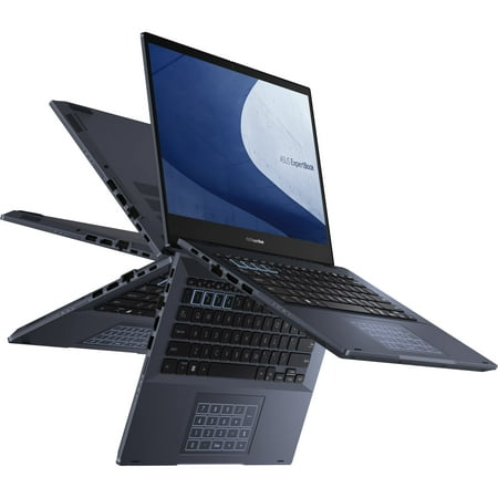 Asus ExpertBook B5 Flip B5402F B5402FBA-XVE75T 14" 2 in 1 Notebook - Full HD - 1920 x 1080 - Intel Core i7 12th Gen i7-1260P Dodeca-core (12 Core) 2.10 GHz - 16 GB Total RAM - 1 TB SSD - Star Black