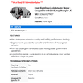 thumbnail image 2 of Front Right Door Lock Actuator Motor - Compatible with 2018 Jeep Wrangler JK, 2 of 2