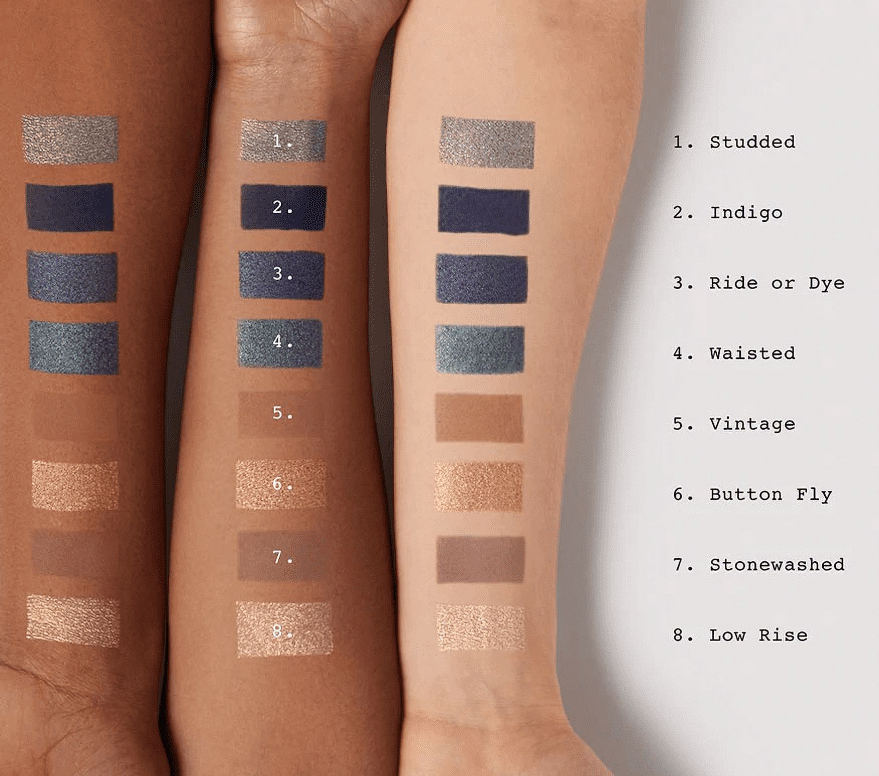 Smashbox Cover Shot Eye Shadow Palette - Denim 0.21oz (6.2g)
