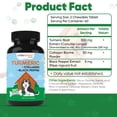 thumbnail image 2 of Vitamatic Turmeric for Dogs – 120 Chewable Tablets –  Curcumin, Collagen & Black Pepper – Hip & Joint Support for Dogs, 2 of 9
