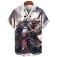 thumbnail image 3 of Nuevas camisas de animales para hombres, ropa con estampado 3D de panda y orco, camisas y blusas casuales de moda para hombres, ropa de hombre de alta calidad, 3 of 5