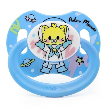 Littleforbig Bigshield Generation-II Adult Sized Pacifier Blue Meowie, 1 Piece