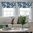 thumbnail image 5 of LALILO Kitchen Curtain Valance Colorful Aloha Beautiful Rod Pocket Window Curtain 52"x 18" Set of 2, 5 of 7