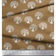 thumbnail image 2 of Soimoi Modal Satin Fabric Dot,Leaves & Floral Block Print Fabric by Yard 42 Inch Wide, 2 of 3
