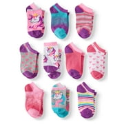 Sweet Girls, Girls Socks 10-Pack No Show No Cushion Unicorn Print (Little Girls & Big Girls)