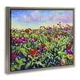 thumbnail image 2 of Stupell Industries Contemporary Hot Summer Blooms Brown Floating Frame Canvas Art, 31 x 25, by Lee Ann Zirbes, 2 of 8