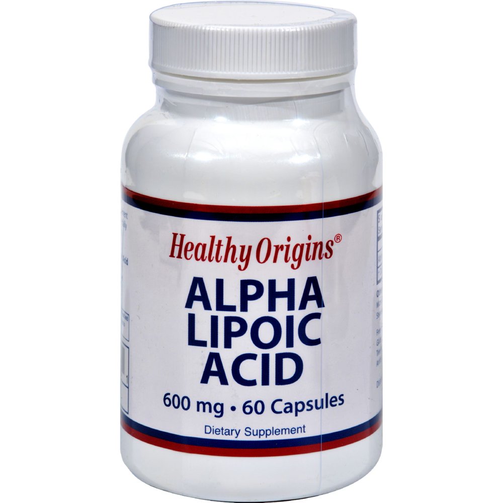 Healthy Origins Alpha Lipoic Acid 600 mg 60 Capsules