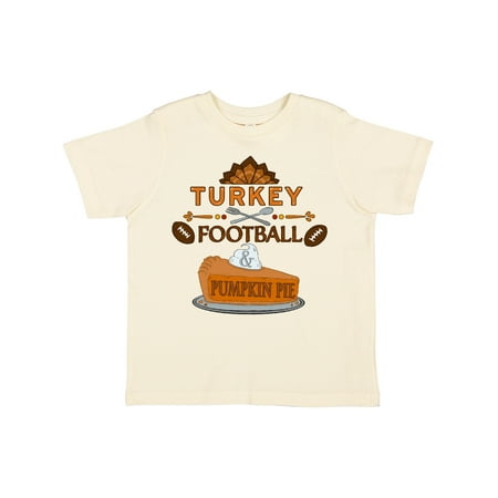 

Inktastic Turkey Football and Pumpkin Pie Gift Toddler Boy or Toddler Girl T-Shirt