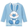 thumbnail image 2 of Eres Más Que una Camisa de Puntuación de Prueba Linda Impresión Del Día de Pascua 3/4 de Manga Top de Cuello Redondo para Niños, Camisas de Manga Larga de Niños de Poliéster Suave Tamaño 12-14 Juvent, 2 of 6