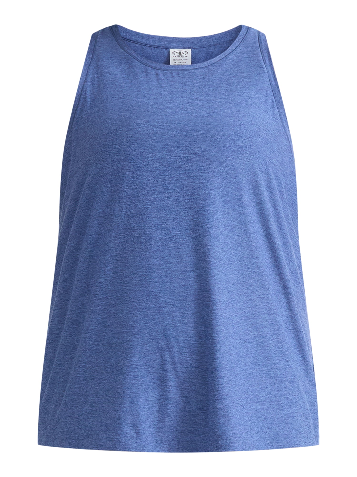 Athletic Works Women’s and Women's Plus ButterCore Performance Tank Top, Sizes XS-4X