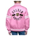 thumbnail image 2 of Youth-Starter  Pink Vegas Golden Knights Printed Logo Satin Varsity Full-Snap Jacket, 2 of 2
