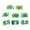 thumbnail image 2 of 24 lazos para perros con tréboles, ligeros y exquisitos lazos para el pelo de cachorros, accesorios para el cuidado del pelo de perros, 2 of 8