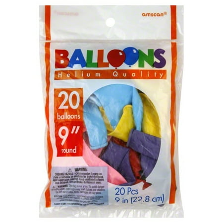 UPC 048419688563 product image for Enchanting Assorted colors Solid Latex Balloons Party Decoration 9 Pack of 15. | upcitemdb.com