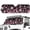 Cherry Blossom, variant on Yuyamidu Mushroom Windshield Sun Shade for Jeep Wrangler JL JLU & Gladiator, Daisy Front Window Sun Visor Blocks UV Rays Foldable Sunshade