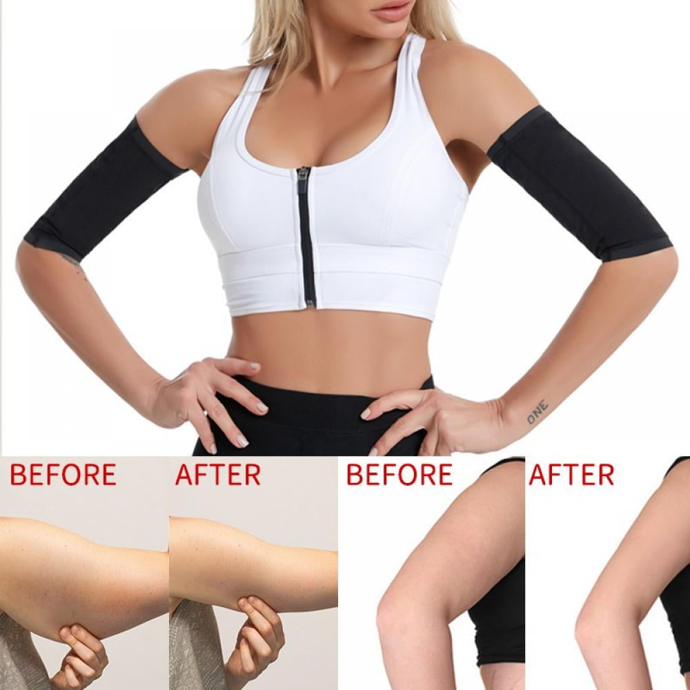 Details about   Neoprene Sweat Sauna Body Shaper Arm Thigh Slimmer Wraps Thermo Trainer Sleeves 