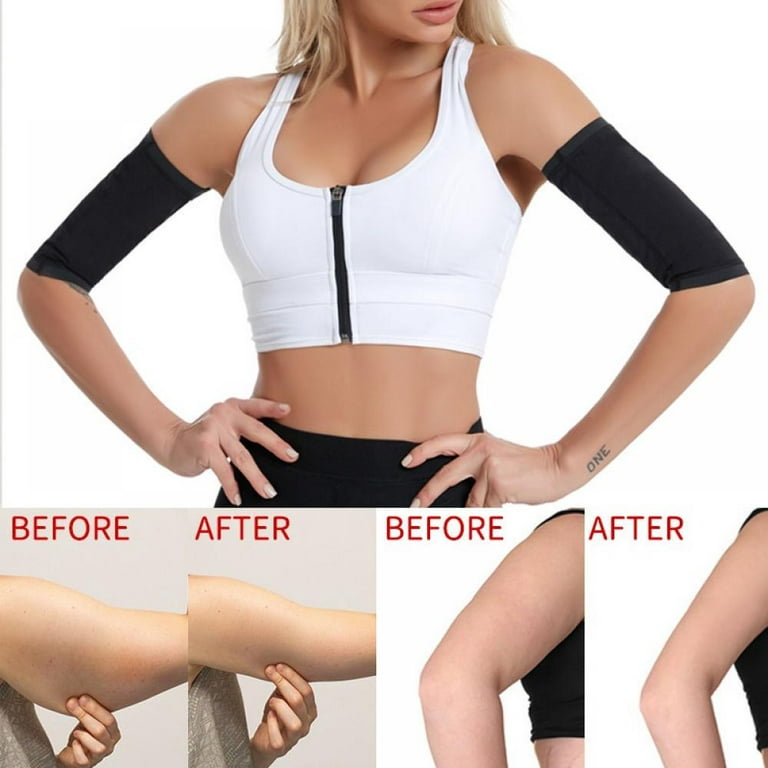Neoprene Slim Arm Trimmer for Women - Heat Up Your Workouts with Sweat Band  for Weight Loss and Fat Burning - Adjustable Arm Shaper Bands for Slimmer
