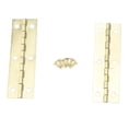 thumbnail image 2 of 20 Ensembles de Charnières Rabattables en Fer Jaune de 3 Pouces (75x25mm) Robustes, Charnières Rabattables Résistantes à la Rouille avec 120 Vis pour Armoires, Tables Pliantes, Bureaux et Matériel de Mobilier de Maison, Installation Facile, 2 of 6