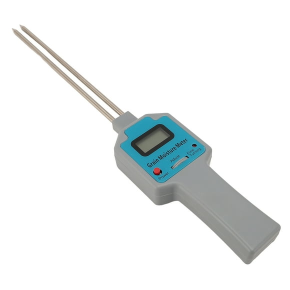 Portable Grain Humidity Meter, Grain Humidity Meter Widely LCD Backlit Display for Wheat