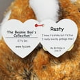 thumbnail image 5 of Ty Beanie Boos - Rusty the Raccoon  – Medium (8")  – Glitter Eyes  - Stuffed Animal, 5 of 6