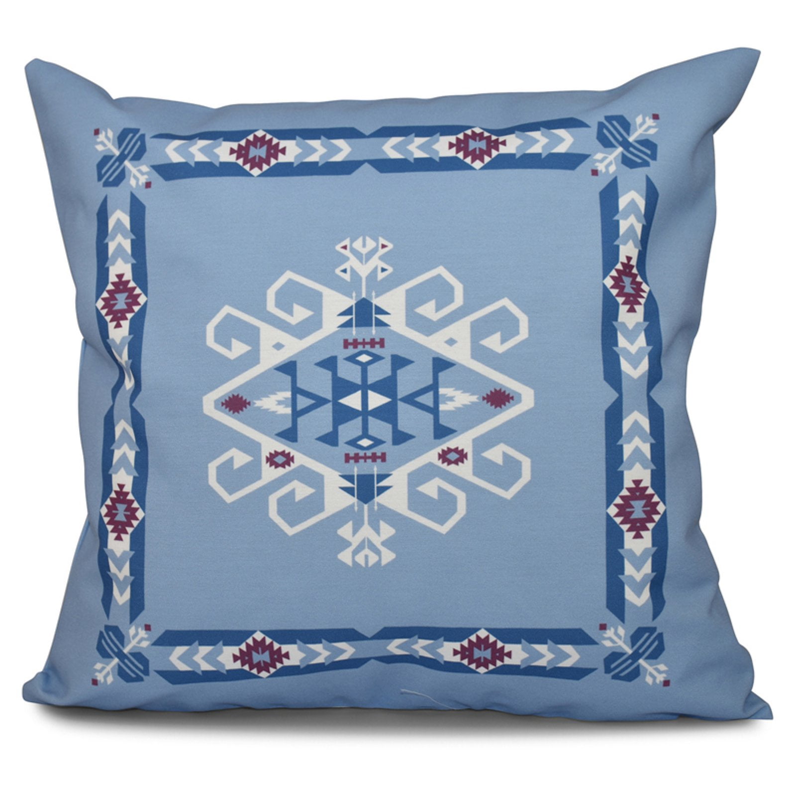 Simply Daisy 16" x 16" Jodhpur Border 3 Geometric Print Pillow