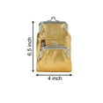thumbnail image 6 of Leather Cigarette Case Lighter pouch Smoke 100's Regular Holder Men Lady, Gold, 6 of 7