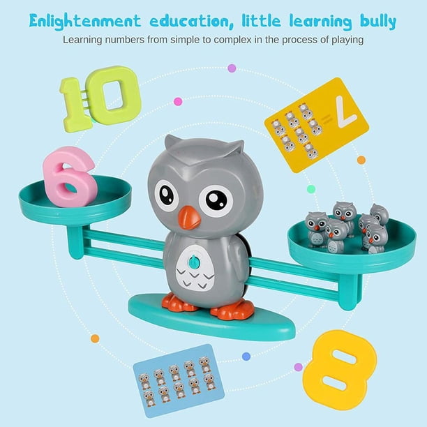 Balanza Matemática Con Ranas – Juego Educativo De Conteo Y Sumas Para Niños De 3 A 6 Años, 63 Piezas