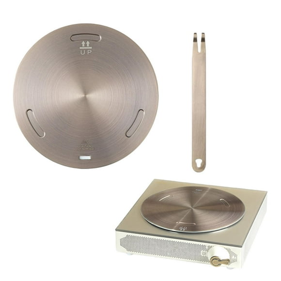 Placa difusora de calor, tabla de descongelación con mango, herramienta de cocina, placa para descongelar, placa de conducción de calor para cocina 20 centímetros