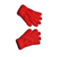 thumbnail image 2 of Sonducket 1 par de guantes para niños pequeños, guantes gruesos de punto de invierno, accesorio de ropa para manualidades de punto pequeño Simple y guantes y mitones Rojo brillante, 2 of 6