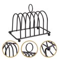 thumbnail image 2 of MIANGASTORE Versatile Toast Bread Rack Holder Ideal For Sliced Toast Books And Kitchen Tools Stainless Steel Rack Kitchen Countertop Bread Slices Rack, 2 of 8