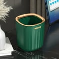 thumbnail image 6 of Clearance! Fanshiluo Trash Can-Desktop Trash Can Desktop Plastic Waste Bin For Home Office Kitchen Vanity Tabletop Green Gold Light Luxury, 6 of 8