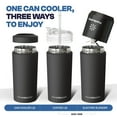 thumbnail image 5 of Frost Buddy Universal Buddy XL Can Cooler by Frost Buddy - Fits 12-ounce, 16-ounce, 20-ounce, and 24-ounce Cans and Bottles - Keep Your Drinks Refreshingly Chilled for over 12 hours Gunmetal Glory, 5 of 11
