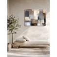thumbnail image 5 of Grey Brown Abstract Wall Art for Living Room,Canvas Picture Wall Decor for Bathroom Bedroom,Oil Painting Color Blocks Painting Artwork for Office Kitchen Hallway Dining Room Home Decorations 20"x24", 5 of 8