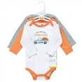 thumbnail image 2 of Hudson Baby Cotton Long-Sleeve Bodysuits, 3- Pack, Newborn- 24 Months, 2 of 5
