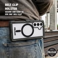 thumbnail image 4 of Pelican Voyager Samsung Galaxy S26 Magnetic Phone Case with Holster -Black/Clear, 4 of 9