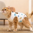 thumbnail image 4 of LGCASL Anti-Licking Suit for Cats After Spaying/Neutering, Recovery Suit Post Operative for Abdominal 3 Cute Patterns ( Elephant Dinosaur Baby ) (B, S), 4 of 8