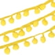 thumbnail image 1 of Billuyoard Adorno práctico y moderno para todas las necesidades de bricolaje Cinta con flecos de bola con adorno de pompones de 5 yardas fácil Decoración del hogar Amarillo, 1 of 6