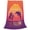 Orange, variant on Dolphin Blanket, Ocean Wave Flannel Throw, Soft Fleece For Living Room Decor 50x40