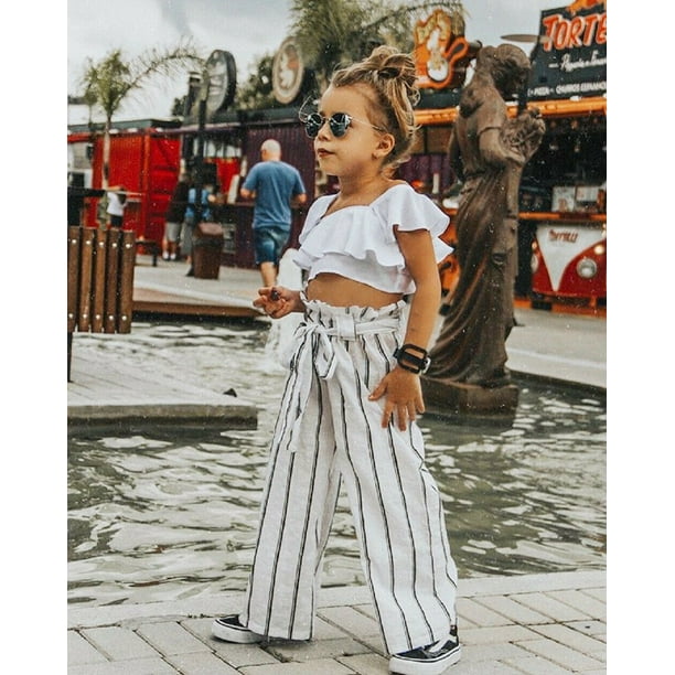 Striped pants kids sale