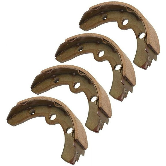 CCIYU Golf Cart Brake Shoes Fit For 1981-1994 DS Gas or Electric Golf Cart 1011463 (4 Long)