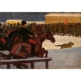 thumbnail image 2 of Władysław Skoczylas 18x14 Gold Ornate Wood Frame and Double Matted Museum Art Print Titled - Street Demonstration in 1905 (1905), 2 of 4