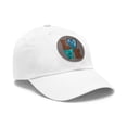 thumbnail image 2 of Love Peace Beautiful Dad Hat with Leather Patch (Round), 2 of 7
