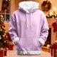 thumbnail image 1 of Sudadera con capucha para hombre, estilo casual, a la moda, con cuello redondo y bolsillos, estampado, jersey de manga larga, sudadera con capucha, blusa para hombre, poliéster, 1 of 8