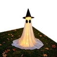 thumbnail image 4 of Halloween Glowing Ghost Yard Stake - 47.2" Lighted Outdoor Decor for Porch Lawn Indoor Party Halloween Decorations A, 4 of 8