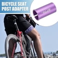 thumbnail image 2 of Unique Bargains 2pcs Bicycle Seatpost Shim Adapter Durable 27.2mm 1.07" ID 30.4mm 1.2" OD Bicycle Accessories Purple, 2 of 6
