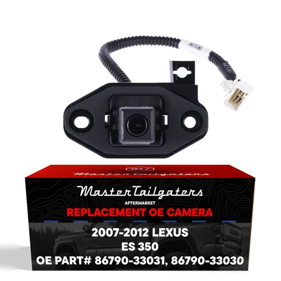 Master Tailgaters Replacement for Lexus ES 350 (2007-2012) Backup Camera OE Part # 86790-33030, 86790-33031