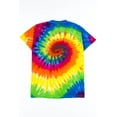 thumbnail image 3 of Classic Rainbow Tie Dye Shirt - Unisex Hippie Tee, Psychedelic Colors, 3 of 3